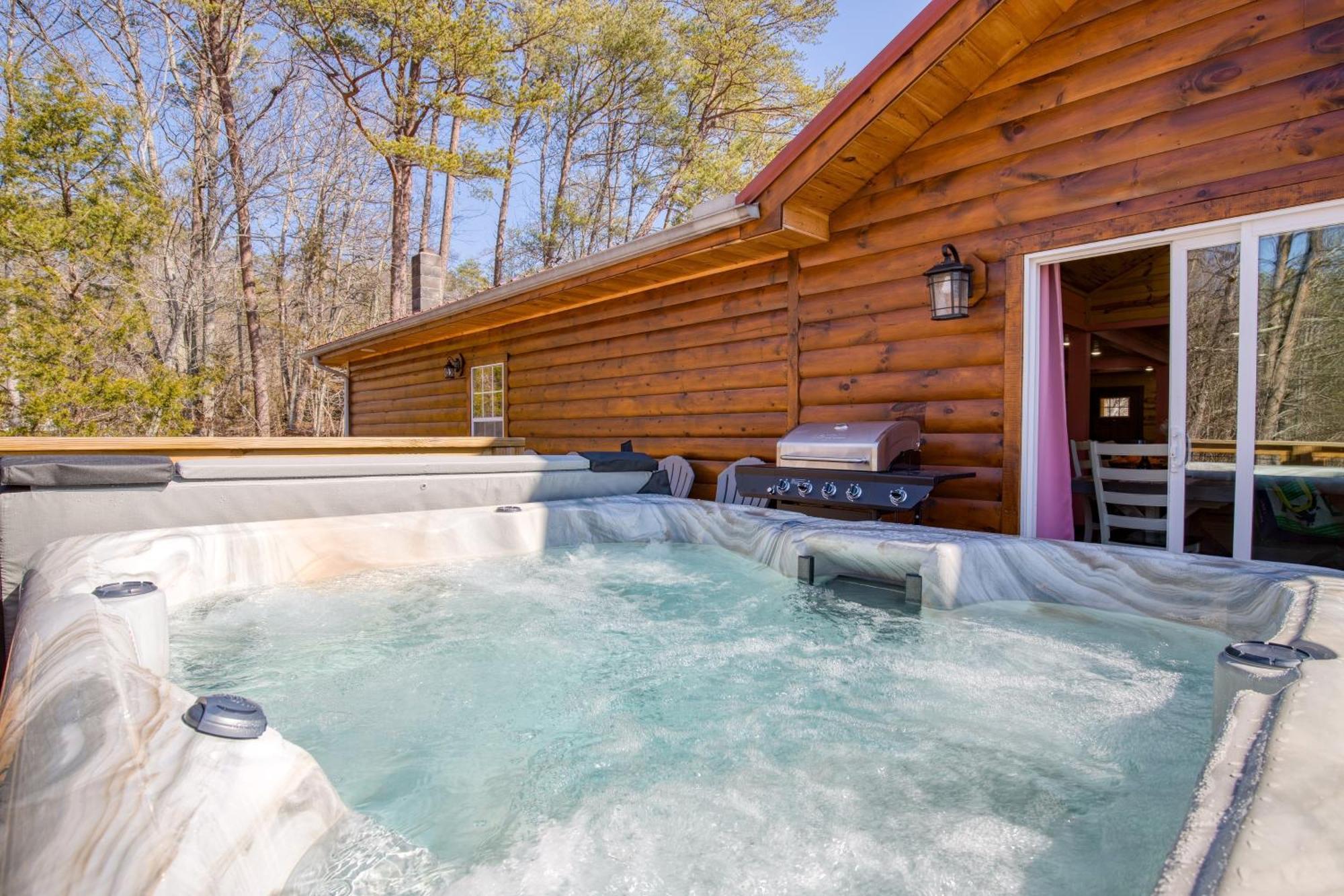Pink Pines Avantstay Luxury Aesthetic Dream Home Indoor Pool Hot Tub Pigeon Forge Exterior foto